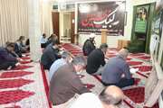برگزاری مراسم پر فیض زیارت عاشورا و بزرگداشت ایام شهادت  سرور و سالار شهیدان حضرت  امام حسین(ع) در اداره کل دامپزشکی استان 