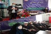 برگزاری اردو های جهادی دامپزشکی همراه با میز خدمت در روستاهای استان
