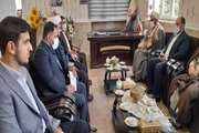 دیدار مدیر کل دامپزشکی و مسئول دفتر نمایندگی ولی فقیه دامپزشکی استان با فرماندار شهرستان نقده