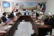 دیدار و نشست حجت الاسلام و المسلمین رحمانی مهر ،  مدیر کل دفتر نماینده ولی فقیه در وزارت جهادکشاورزی با ناظرین شرعی استان 