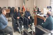 رایزنی جهت تسهیل در ترانزیت فرآورده های خام دامی و سایر امورات حوزه دام  در دیدار مدیر کل دامپزشکی استان با مسئولین گمرک سرو