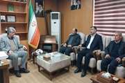 دیدار مدیرکل دامپزشکی استان با فرماندار مهاباد 