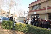 آئین برافراشتن پرچم مقدس جمهوری اسلامی ایران به مناسبت دهه مبارک فجر و چهل و ششمین بهار انقلاب اسلامی در اداره کل دامپزشکی استان آذربایجان غربی 