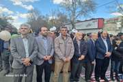 حضور مدیر کل و همکاران دامپزشکی استان در راهپیمایی روز قدس 