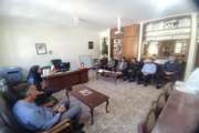 دیدار امروز مدیر جهاد کشاورزی شهرستان ، مسئول بسیج ادارات، مسئول بسیج سازندگی با ریاست شبکه دامپزشکی شهرستان و تبریک روز دامپزشک 