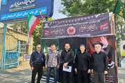 برپایی موکب اداره‌کل دامپزشکی استان در مسیر خدمت‌رسانی به زائران و عزاداران 