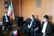 دیدار و گفتگوی مدیر کل دامپزشکی آذربایجان غربی  با فرماندار شهرستان تکاب