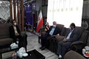 دیدار و گفتگوی دکتر خلیل زاده سرپرست دامپزشکی استان بهمراه رئیس شبکه دامپزشکی با فرماندار شهرستان سلماس 