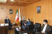 دیدار و گفتگوی مدیر کل دامپزشکی استان آذربایجان غربی  با فرماندار شهرستان تکاب