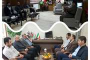 دیدار و گفتگوی مدیر کل دامپزشکی استان بهمراه رئیس شبکه دامپزشکی با فرماندار شهرستان سردشت