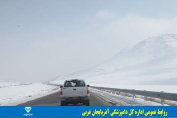فعالیتهای دامپزشکی در زیر بارندگی و برف