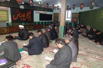 برگزاری مراسمات مذهبی در اداره کل دامپزشکی استان آذربایجان غربی ایام محرم 93