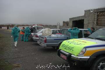 مانور پدافند غیر عامل اداره کل دامپزشکی آذربایجان غربی 28/8/94