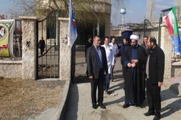 گزارش تصویری بازدید دکتر کامیار داهیم و مسئول دفتر نمایندگی ولی فقیه اداره کل دامپزشکی استان از نحوه