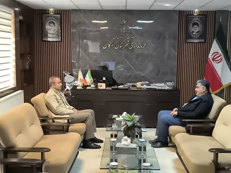 دیدار رئیس شبکه دامپزشکی با فرمانداری بوکان 