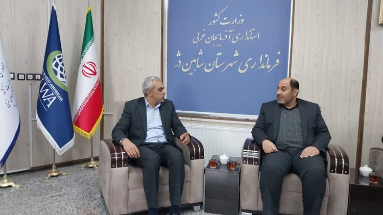 دیدار مدیرکل دامپزشکی آذربایجان‌غربی با فرماندار شاهین‌دژ