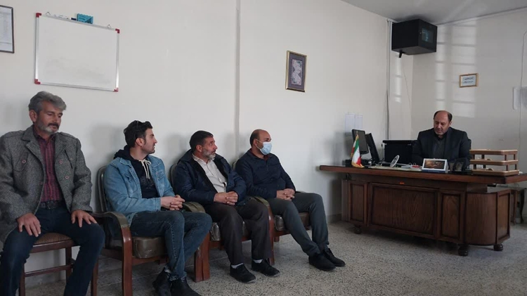 حضور مدیر کل دامپزشکی استان در شبکه دامپزشکی تکاب